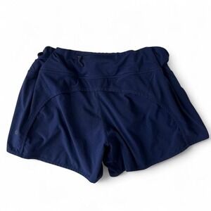 Lululemon Shorts Size 12 Navy Classic High Rise Athletic